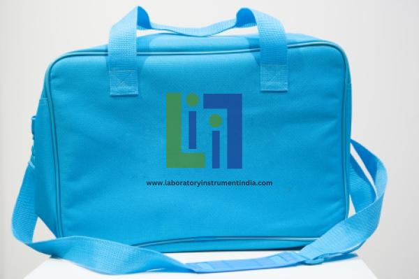 Bag,blue nylon,280x410x170mm