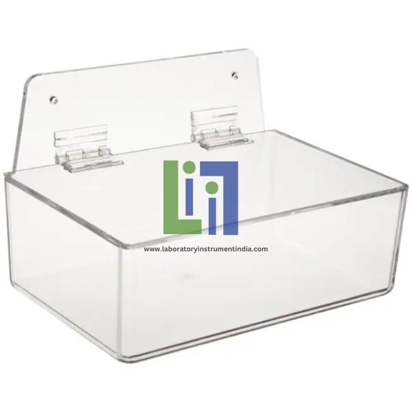 Clear Acrylic Dispenser Tray with Lid