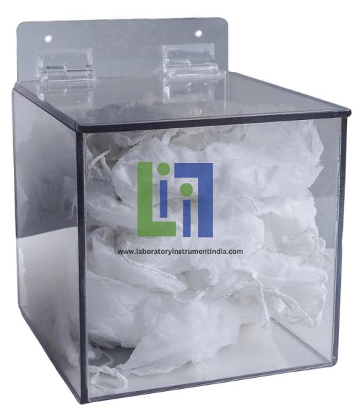 Enterprises Eco Beard/Hair Net Dispenser, Clear Recycled Plastic with Hinged Lid