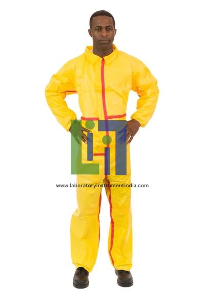 International Splash 1 Chemical Splash Coveralls with Taped Seams, Elastic Wrist and Ankle