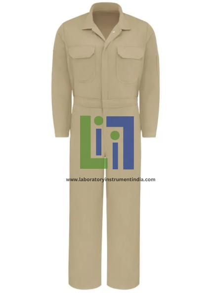 Men Lightweight Comfort Touch Khaki Premium Flame Resistant Coverall