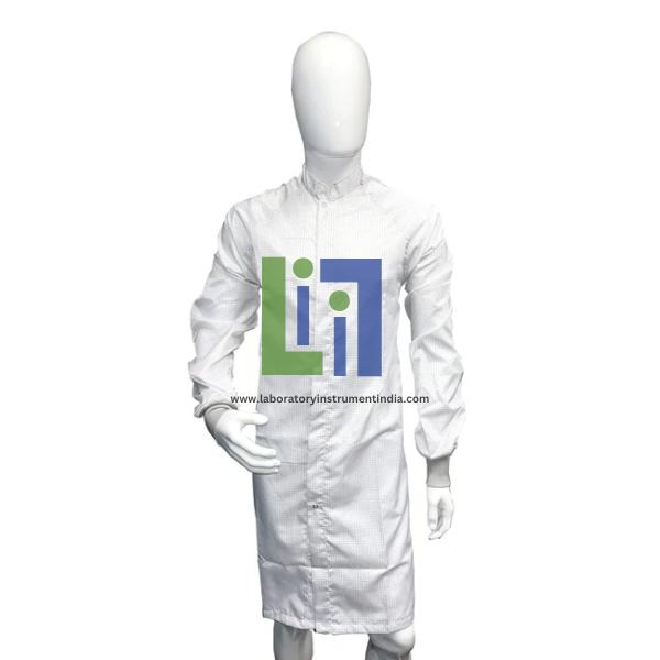 Transforming Technologies ESD Cleanroom Frock, White