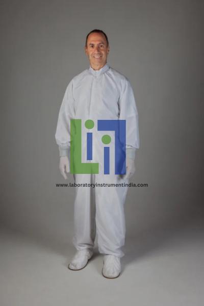 Uniform Technology Coverall Grid, White, Long